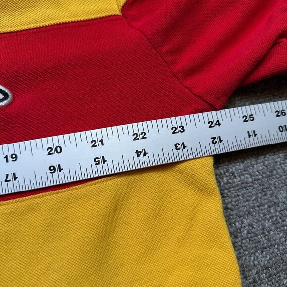 Kansas City Chiefs NFL Official Striped Red Yellow Mens Polo XX-Large Superbowl - Picture 4 of 6